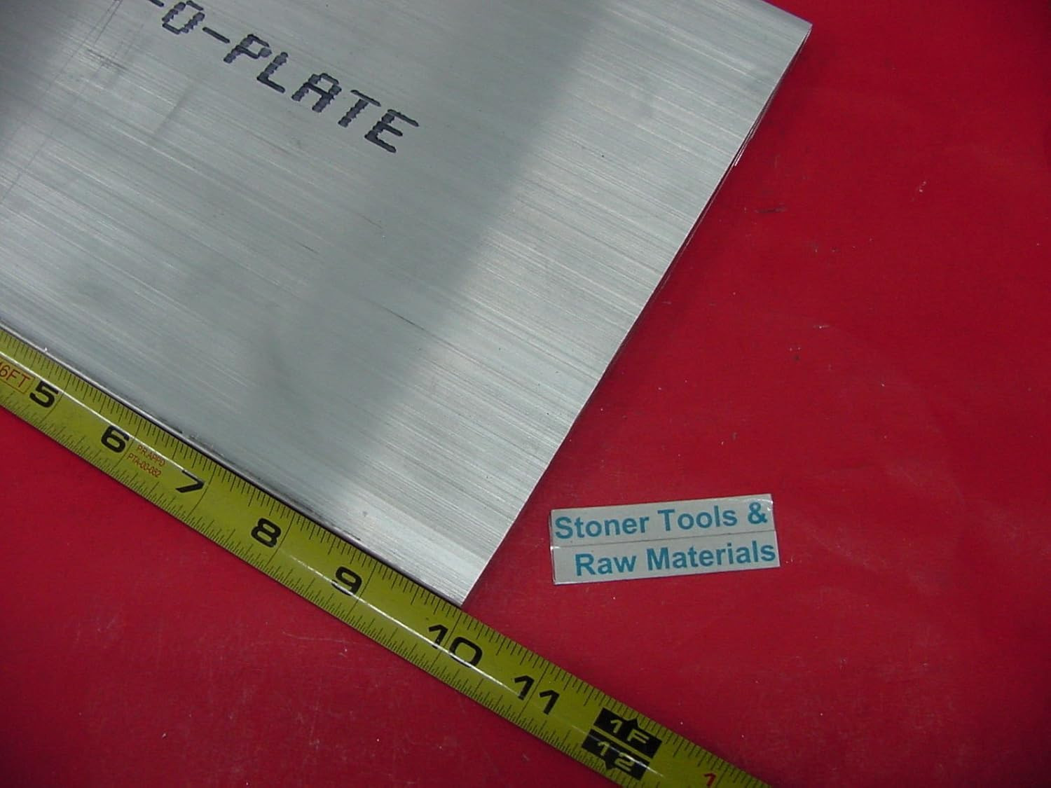 1/2″ X 8″ Aluminum 6061 Extruded Flat BAR 10″ Long +.07″/-0 Solid T6511 New Mill