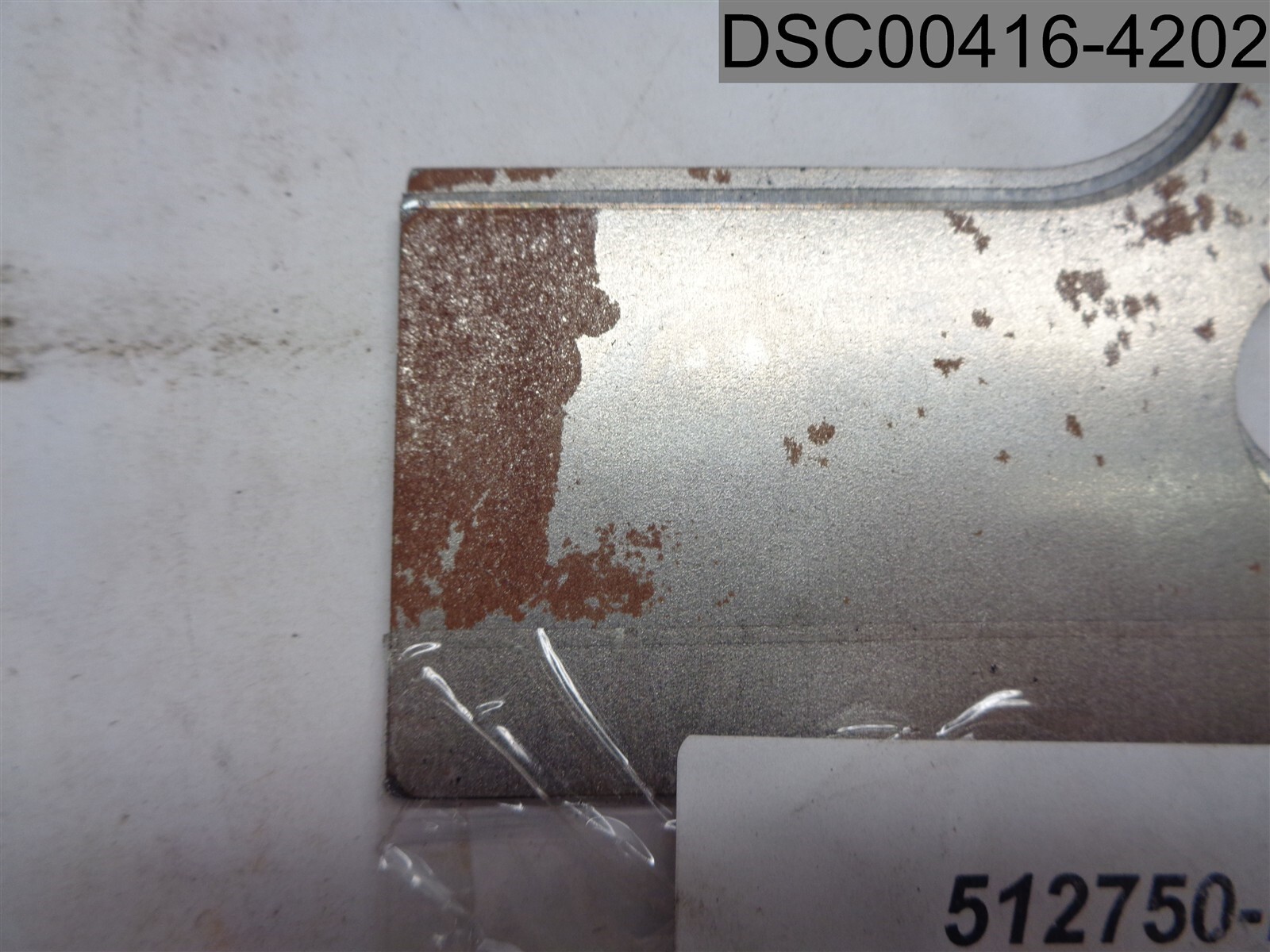 Qty=6 Metal Shims Kit w/Various Rust & Damage, Part No: 512750