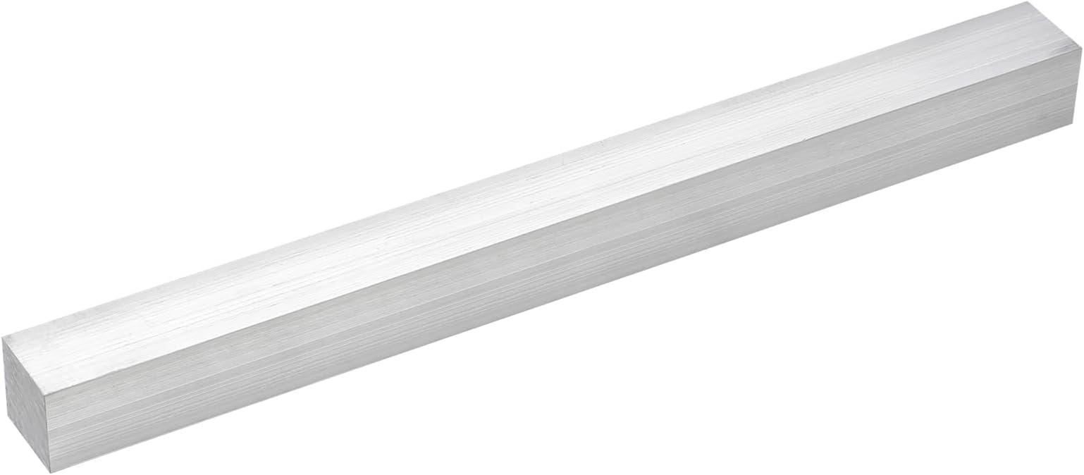 uxcell Square Aluminum Flat Bar, 1″ Thickness 1″ Width 12″ Length Square Alum…