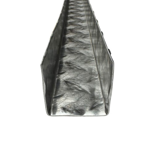 72″ Long Diamond Plate OUTSIDE C Trim U Channel Guard .045″ Aluminum 1 x 1 x 1