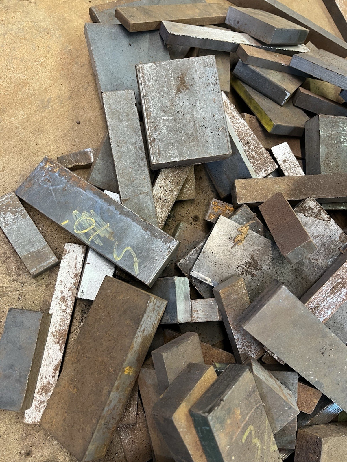 Mix lot 9+Lbs A36 Flat steel metal plate bar steel stock 3/8″ 1/2″ 3/4″ 1″+ Th