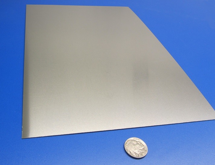 18-8 Stainless Steel Sheet, Full Hard, .025″ x 8.0″ x 12″