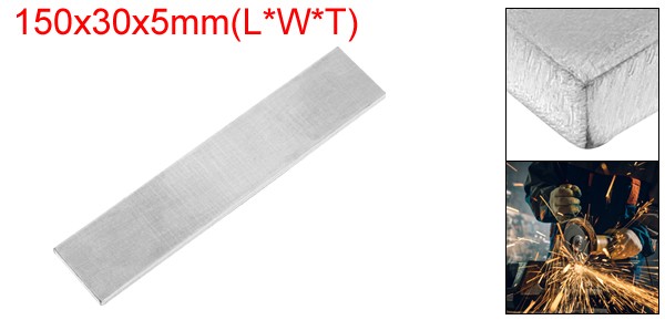3/16″ Thickness 1-3/16″ Width 6″ Length 316 Stainless Steel Flat Bar Metal Sheet
