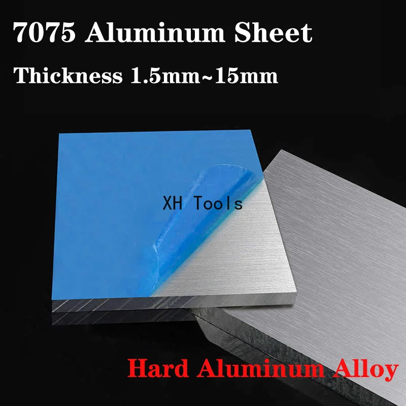 7075 Aluminum Sheet Flat Plate Thick1.5mm~15mm Aviation Aluminum T6 Metal Board