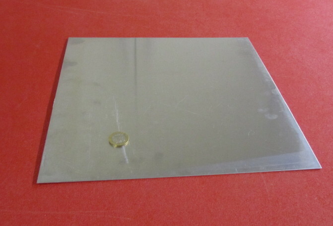 2024 Aluminum Sheet, T3, .040″ Thick x 12.0″ Width x 12.0″ Length