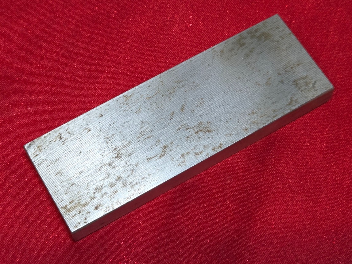 D2 Tool Steel Block Billet 4.347″ L x 1.527″ W x 0.431″ Thick – 12.87 Oz.