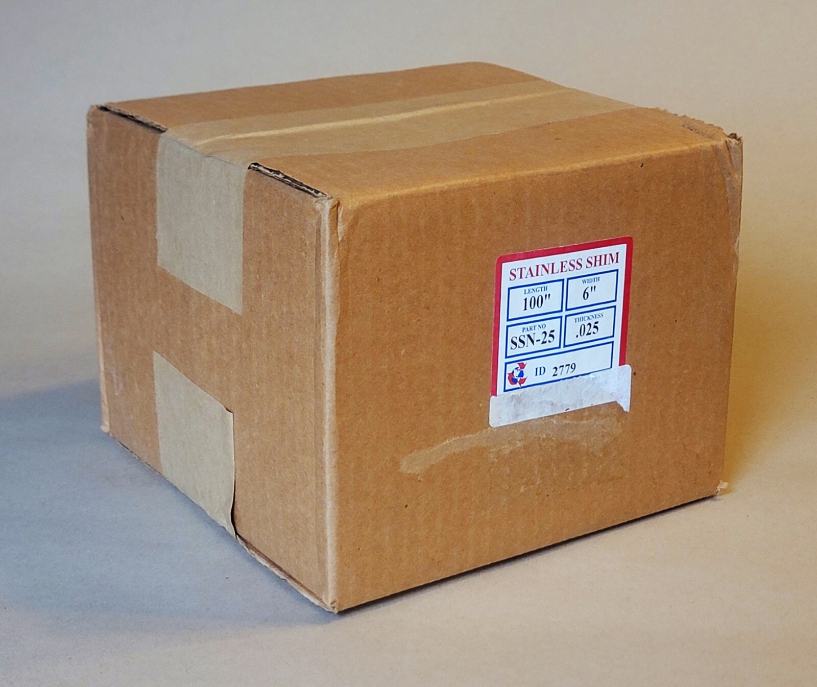 Stainless Steel Shim Stock – 6″x100″ – .025″ Thickness – NEW IN BOX!