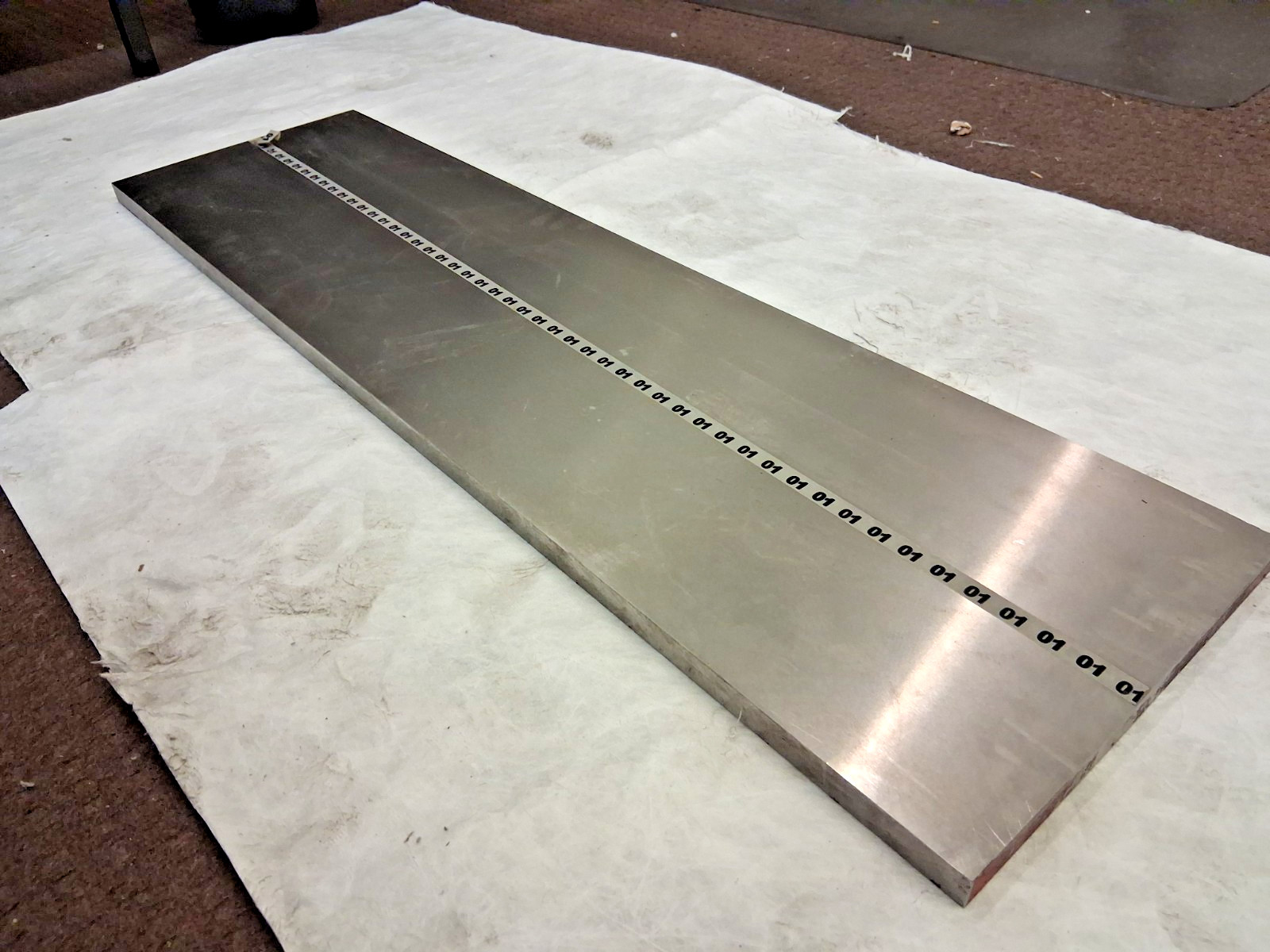 Starret o1 Oil Hardening Flat Stock 3/4" Thick 10" W 36" 54489