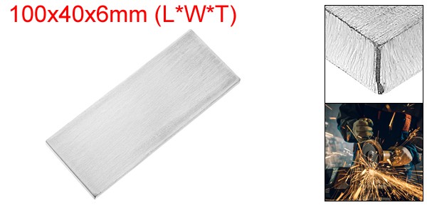 1/4″ Thickness 1-9/16″ Width 4″ Length Stainless Steel Flat Bar Metal Bar