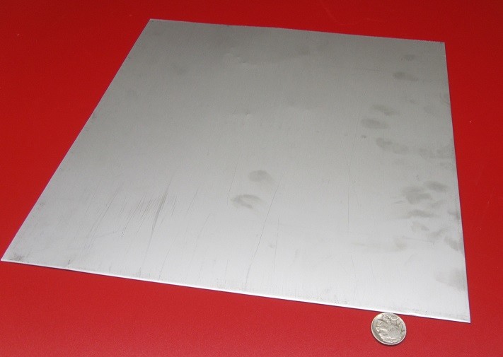 321 Weldable Stainless Steel Sheet, .016″ Thick x 12″ Wide x 12″ Length, 1 Unit