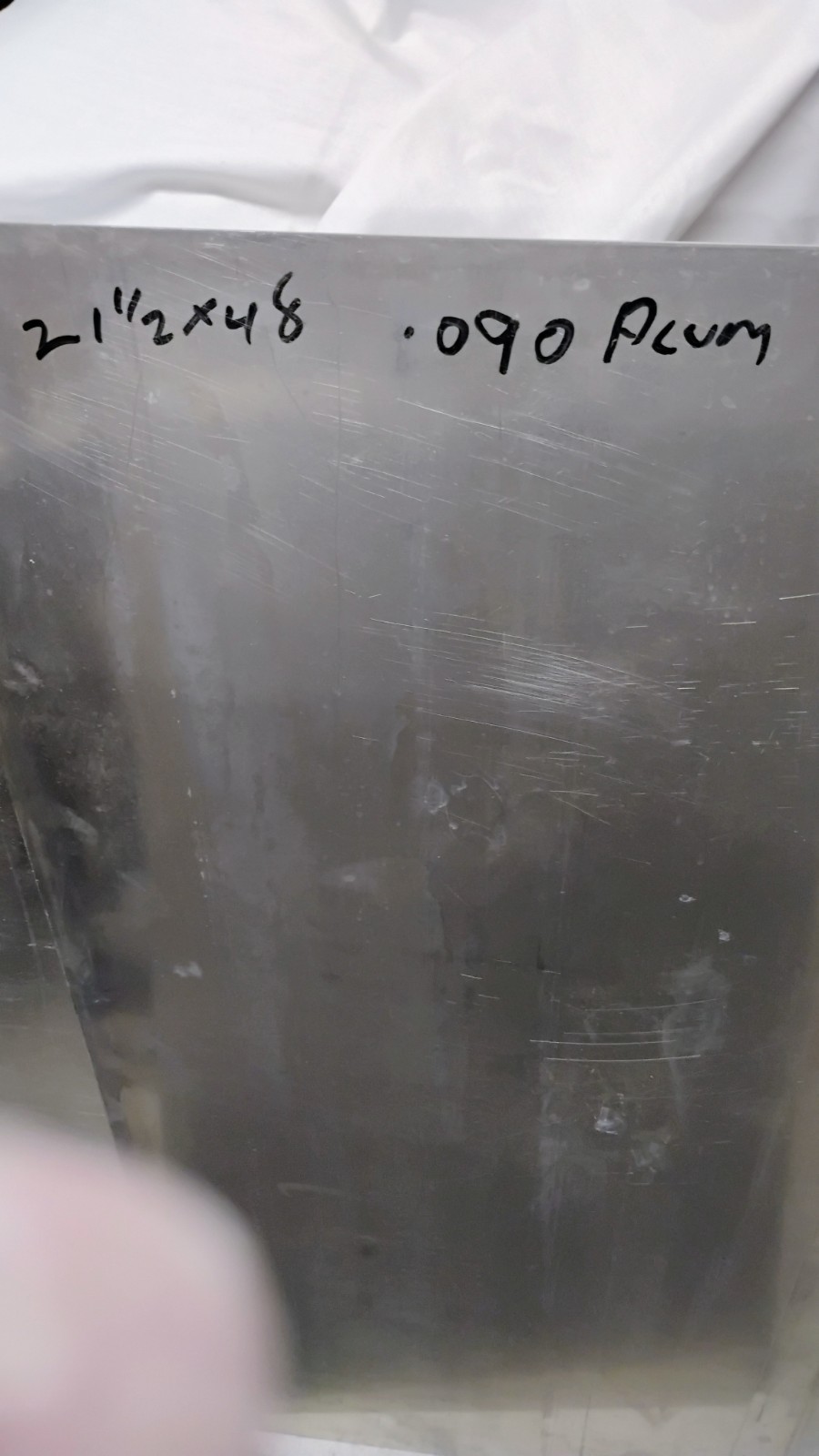 ALUMINUM SHEET METAL 1/4 and 1/8 in. .090 .063 .064 $65.00 to 75.00 each piece