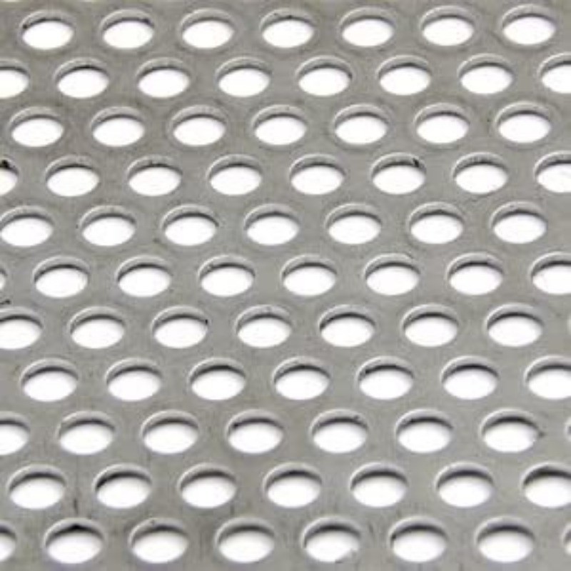 304 Stainless Steel Perforated Sheet Unpolished (Mill) Finish Annealed