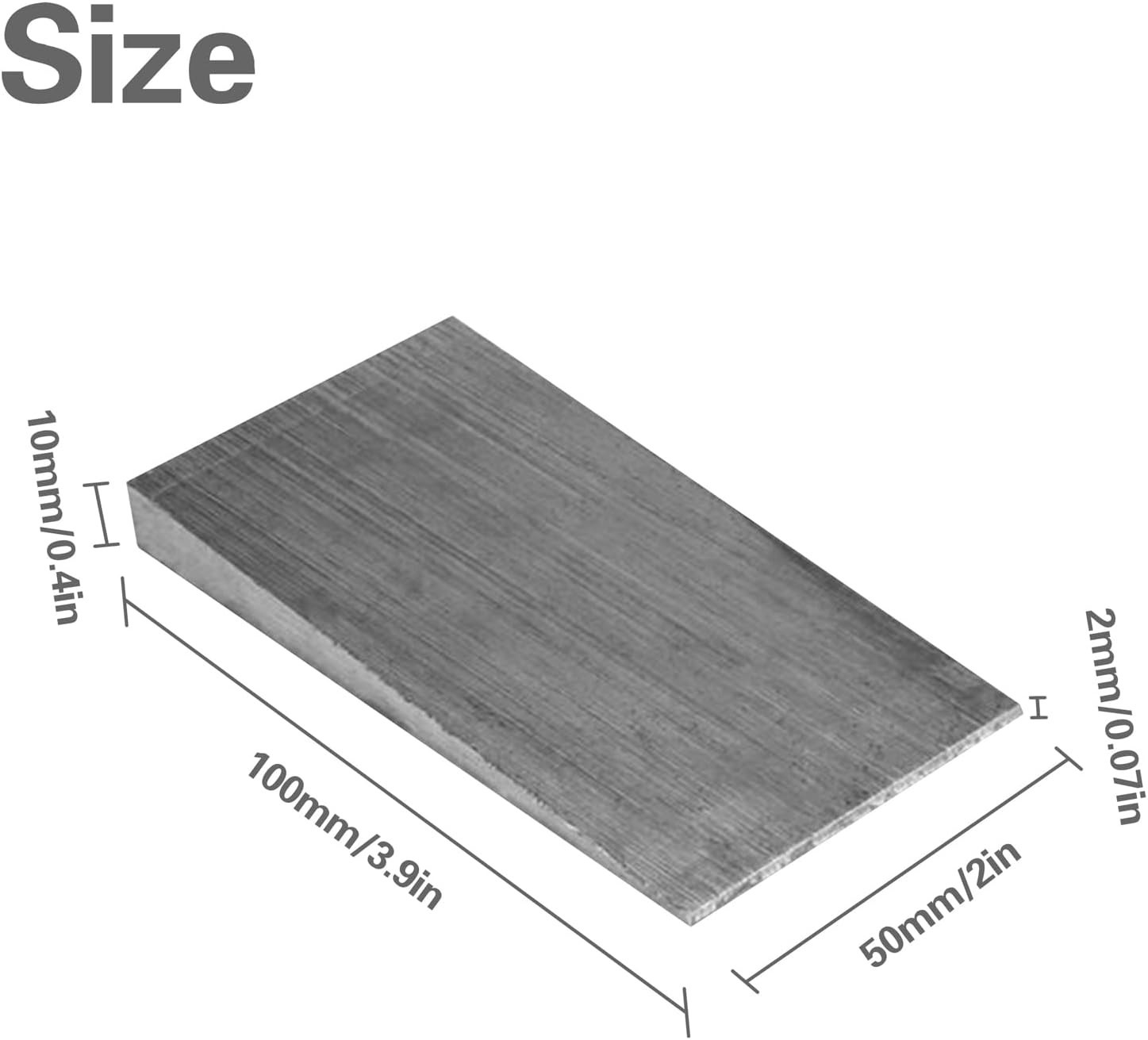 4 Inch Steel Flange Wedges – Versatile Triangular Shims for Leveling and Support