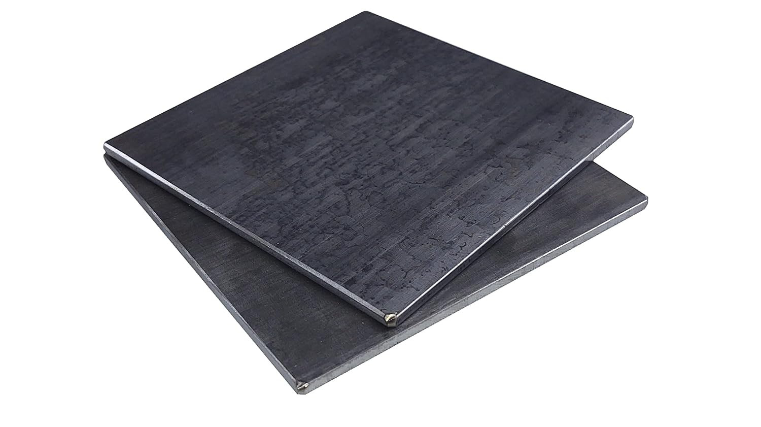 Weldable Hot Rolled Mild Steel Plate (4″, Square – 1/8″, 2 Pack)
