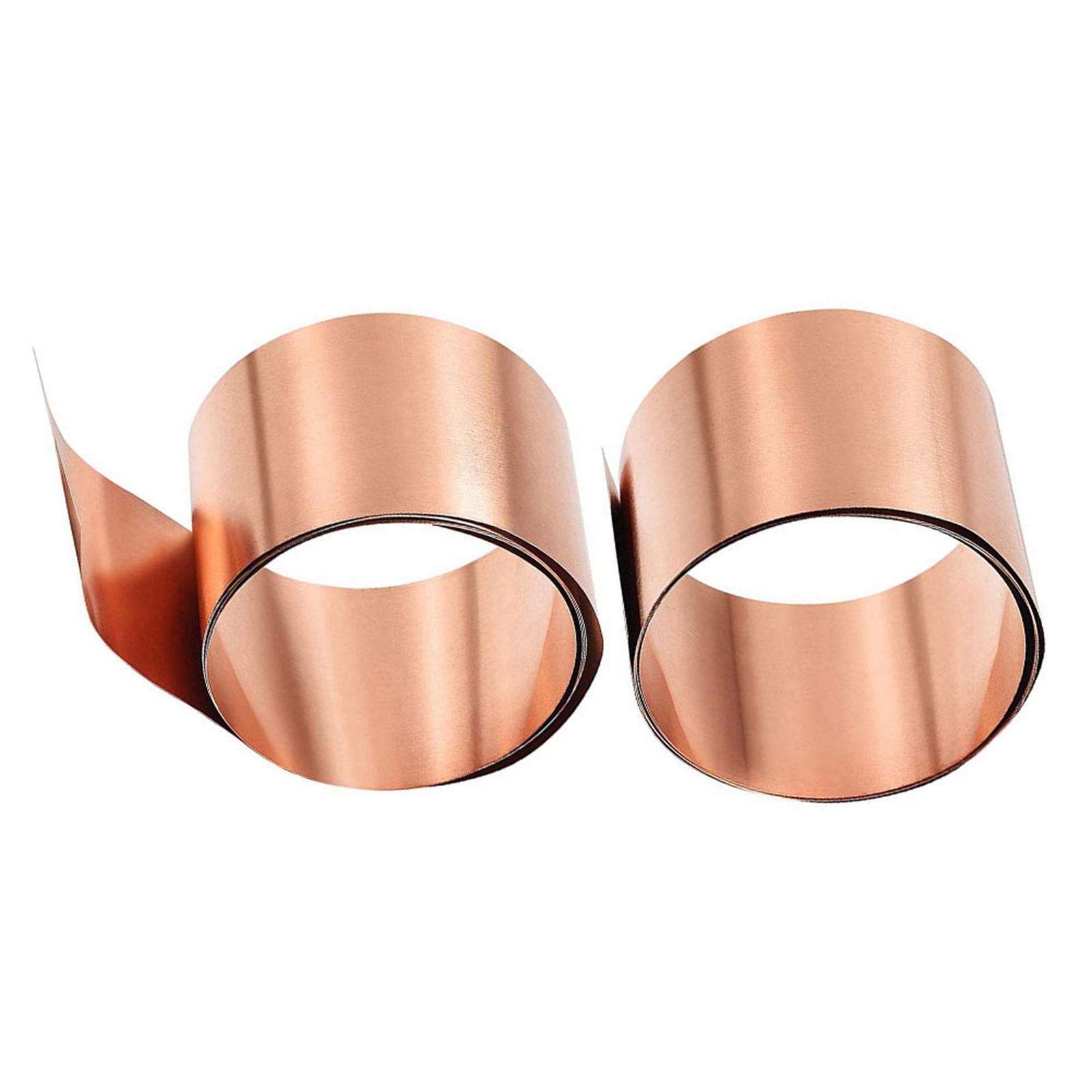 Copper Sheet Roll, Metal Foil Plate 1000mm X 50mm X 0.1mm 6pcs I9S8