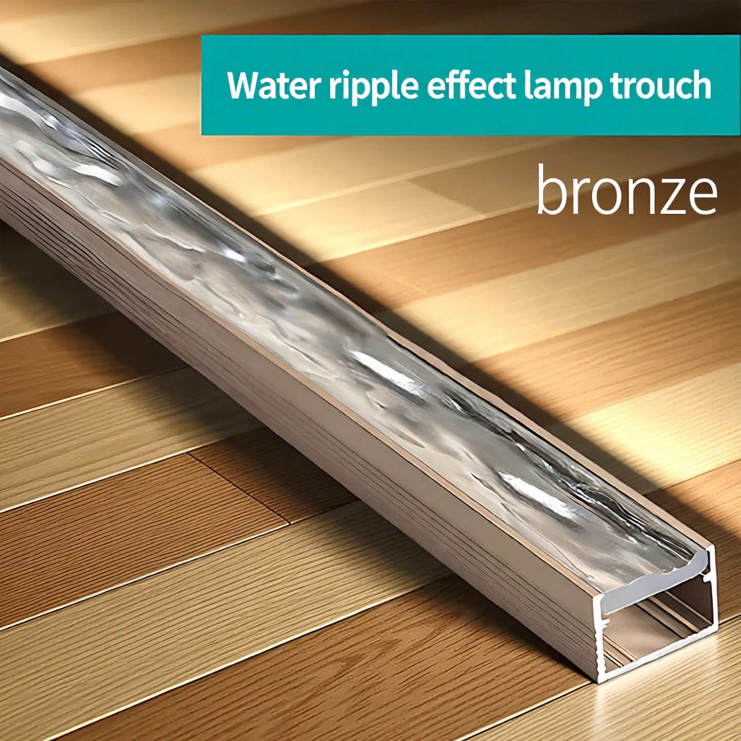 2 Pcs 0.5m Indoor Water Ripple Linear Light Channel Lamp Accessories