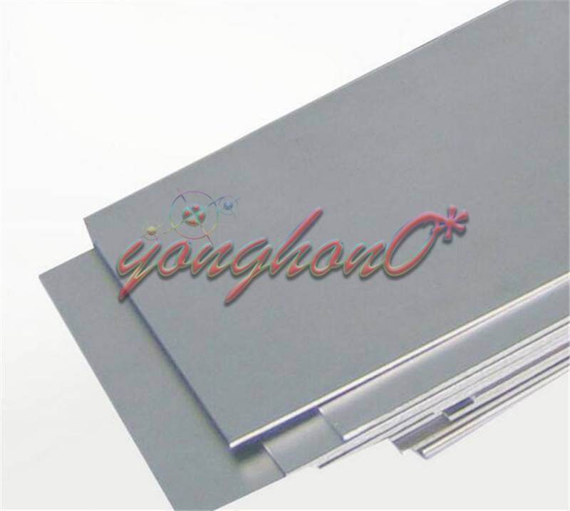 1PC Titanium plate Ti Titan Gr.5 Gr5 Grade 5 Platte Sheet 2 x 200 x 300 mm