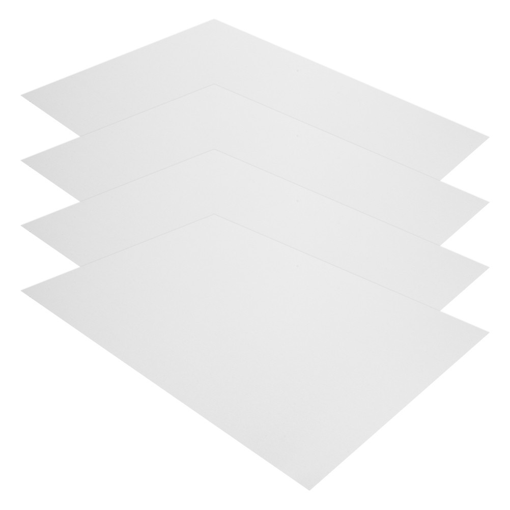 4Pcs Reusable Aluminum Plate Blank for Engraving DIY Projects Silver Home Use