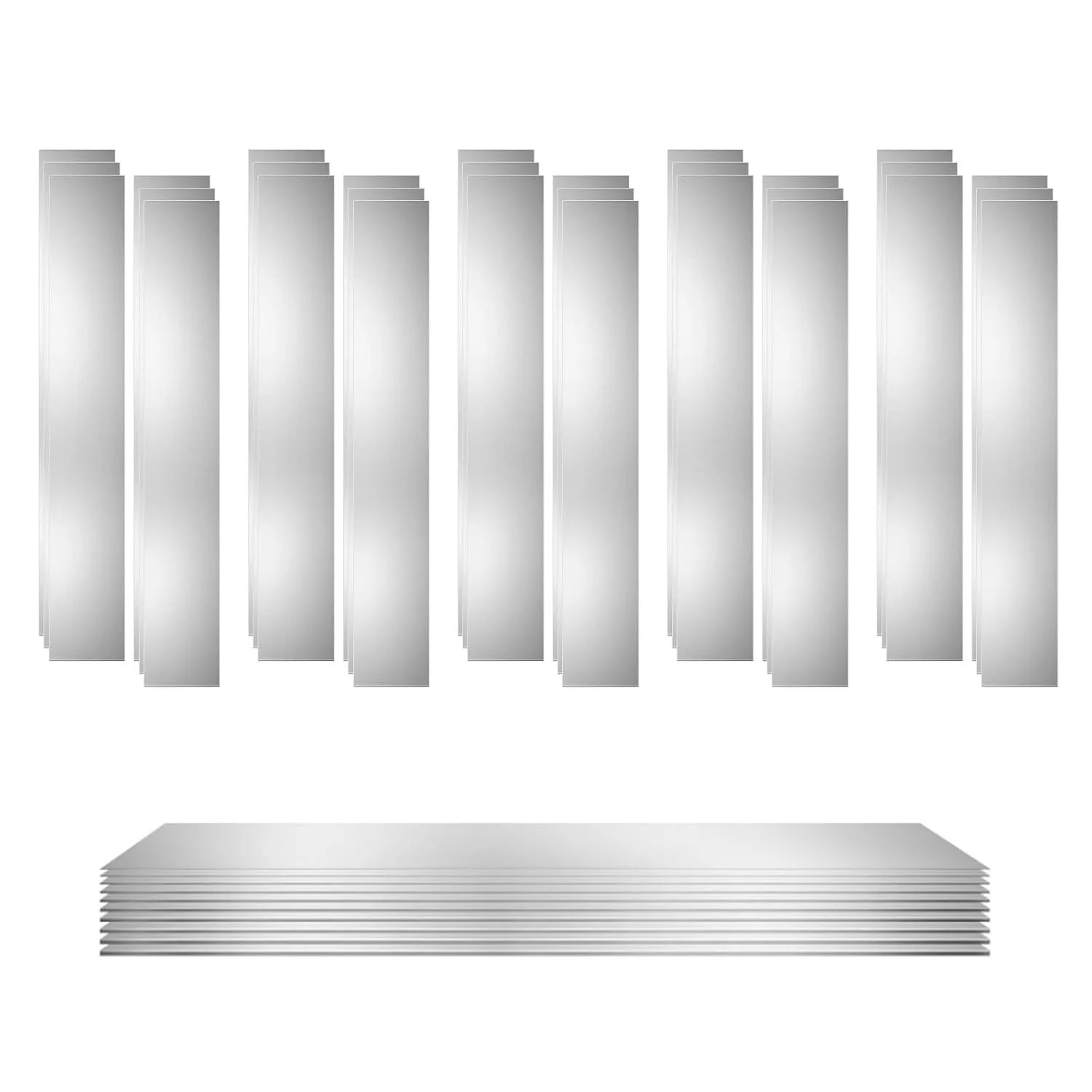 30pcs 304 Stainless Steel Shim Stock Assortment, 1″ Width x 6″ Length 10 Thickne