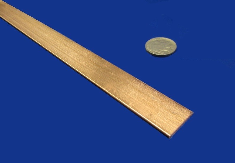 110 Copper Bar H02, 1/16″ Thick x 3/4″ Wide x 12 Inch Length
