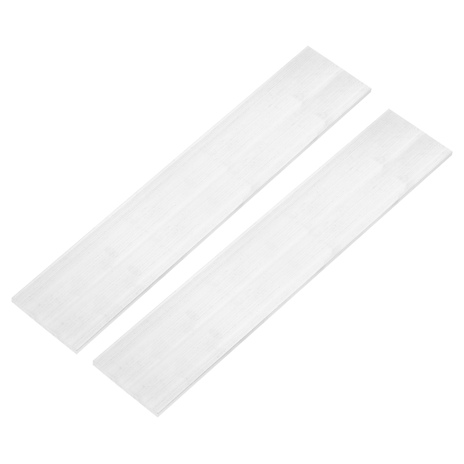 Square Aluminum Flat Bar, 2Pcs 1/4″ Thickness 3″ Width 16″ Length
