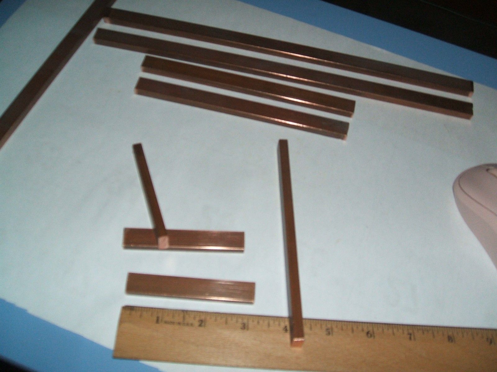 SOLID COPPER BUSBAR BAR 1/4″X1/2″X3″ CLEAN ELECTRICAL GRADE