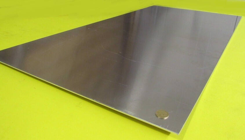 1100 Aluminum Sheet (1/2 Hard- H14) .125″ (1/8″) Thick x 24″ Wide x 48″