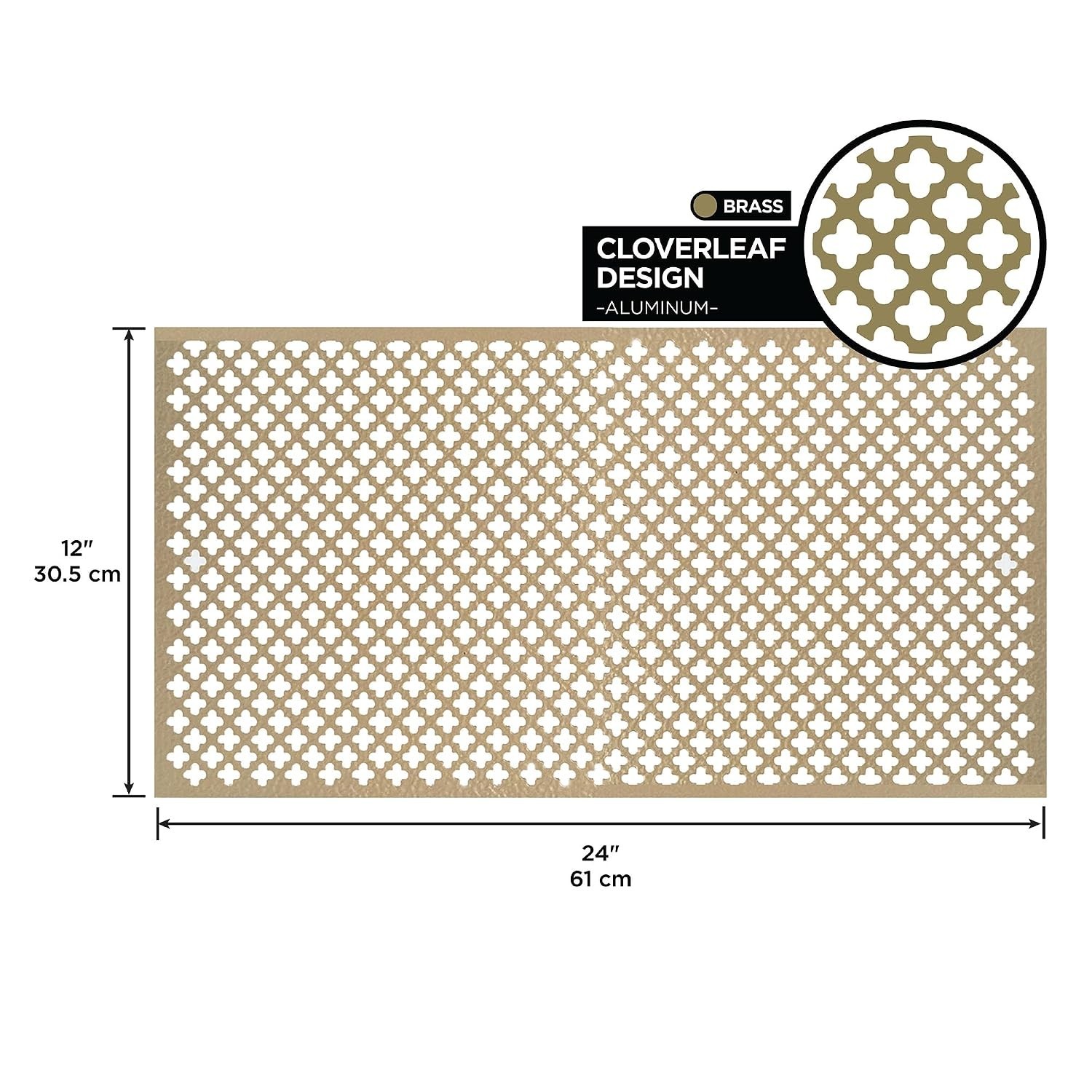 12×24 in. Aluminum Cloverleaf Sheet – Lightweight, Corrosion-Resistant Design