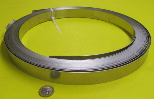 301 Stainless Steel Sheet Shim, .012″ (+/-.0010″) x 1.0″ x 100 Foot Length