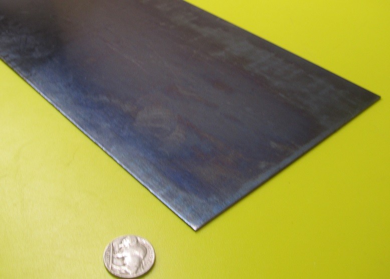 Blue Tempered Spring Steel Shim 0.020″ Thick x 6.00″ Width x 50″ Length