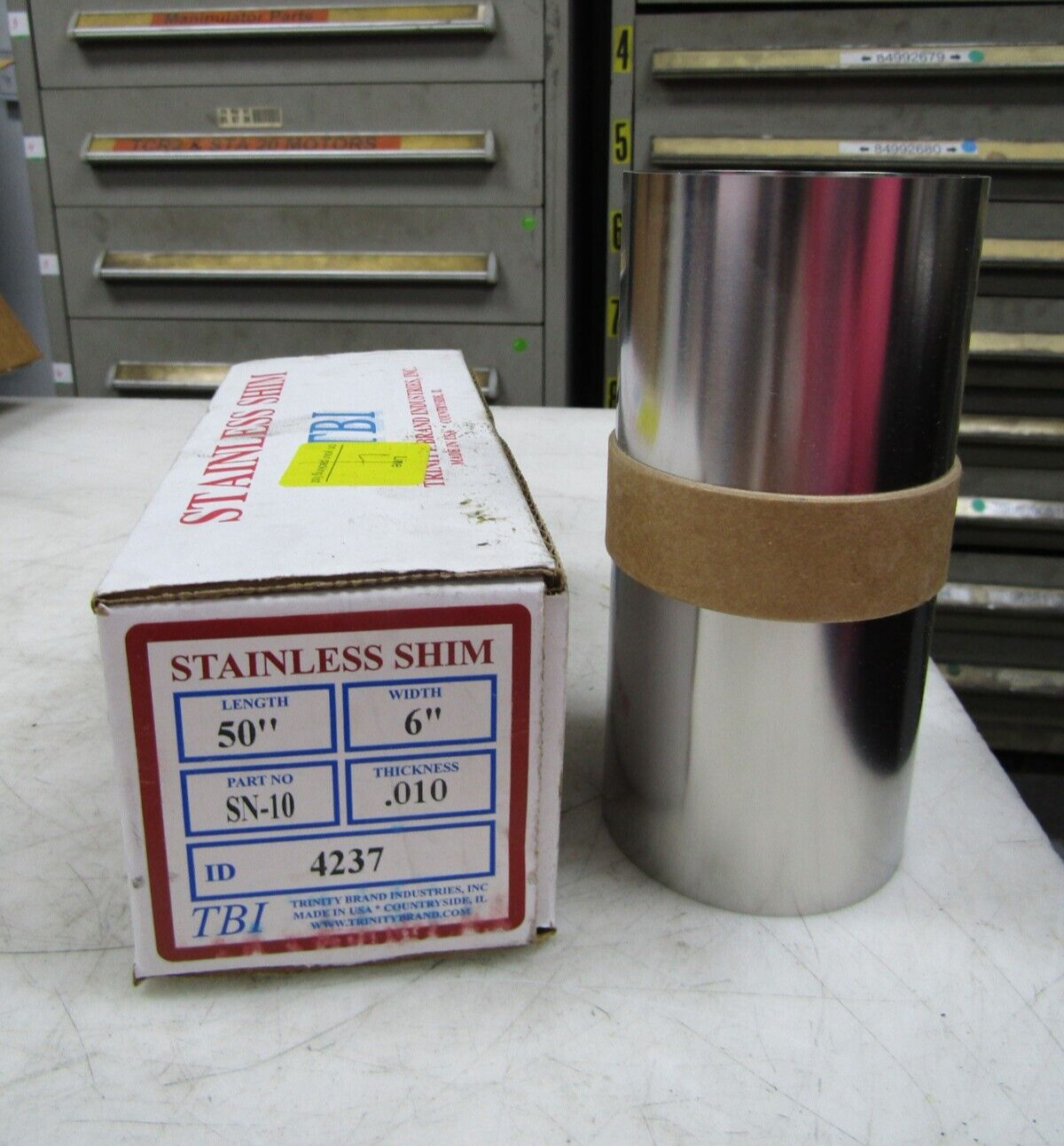 💥NEW TBI SN-10 STAINLESS SHIM 50″ LENGTH x 6″ WIDTH .010 THICKNESS