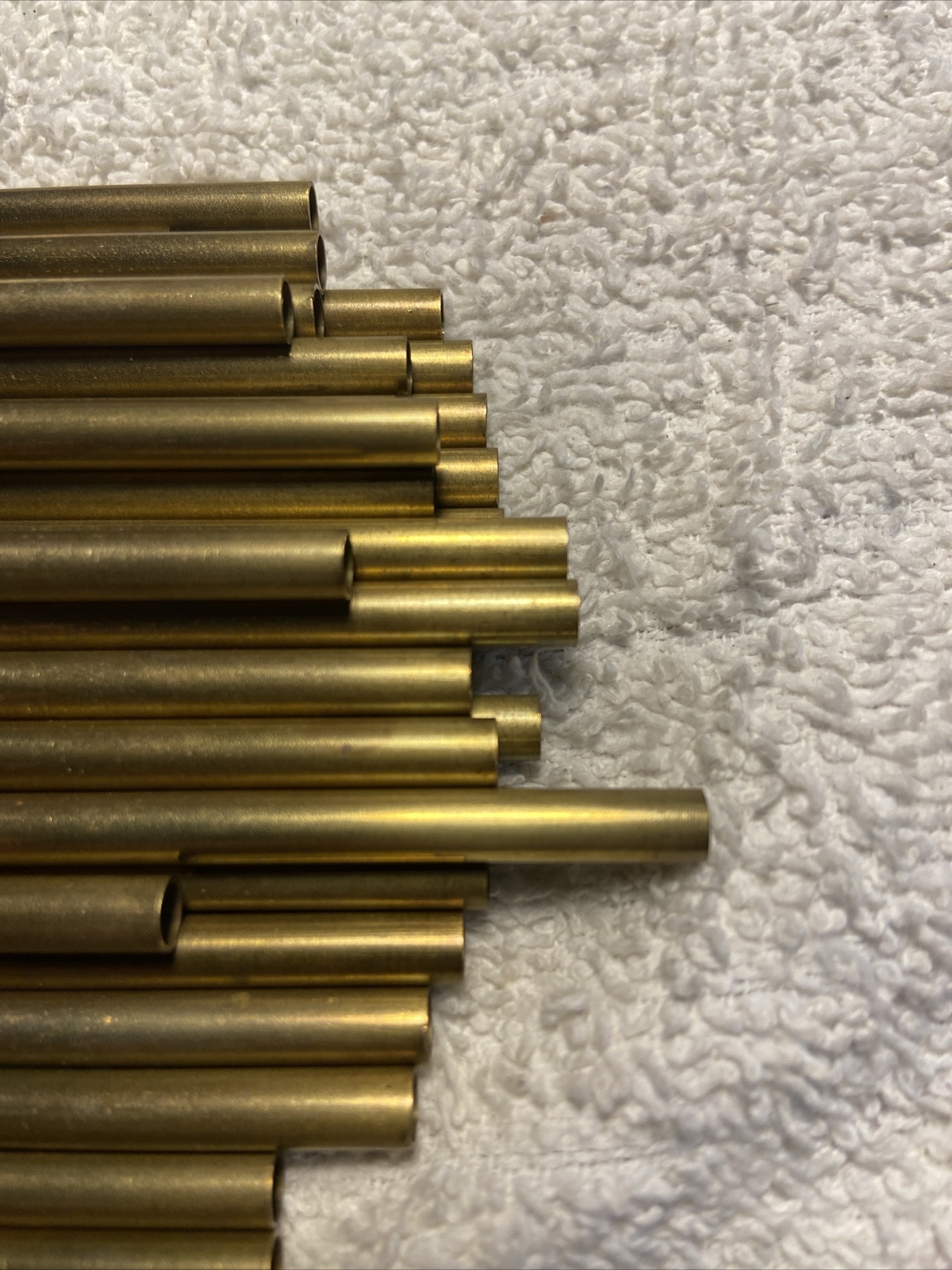 K&S 8129 0.014 in ga. Round Brass Tube 12 in. long x 3/16 in. diameter.