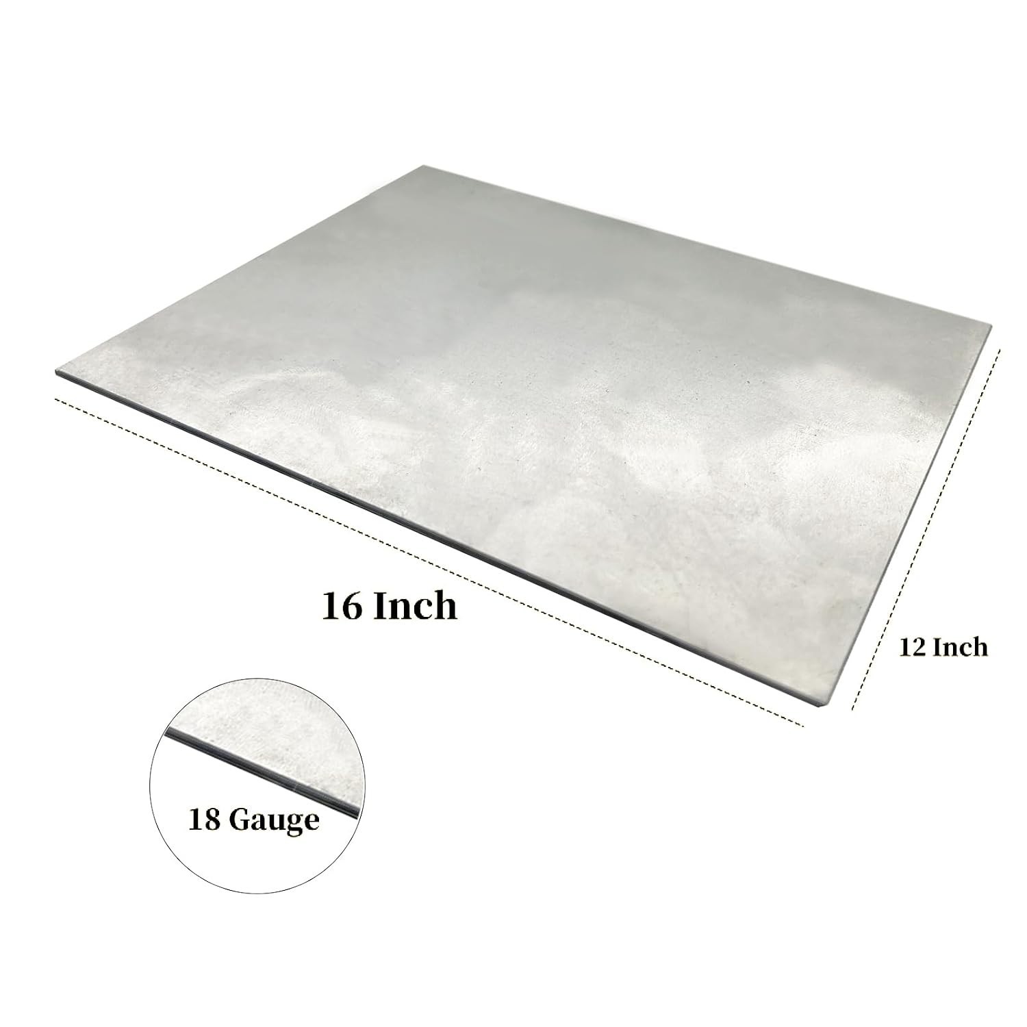 4-Pack A36 Cold Rolled Steel Plates – 12×16 Inches, Ideal for Welding Projects