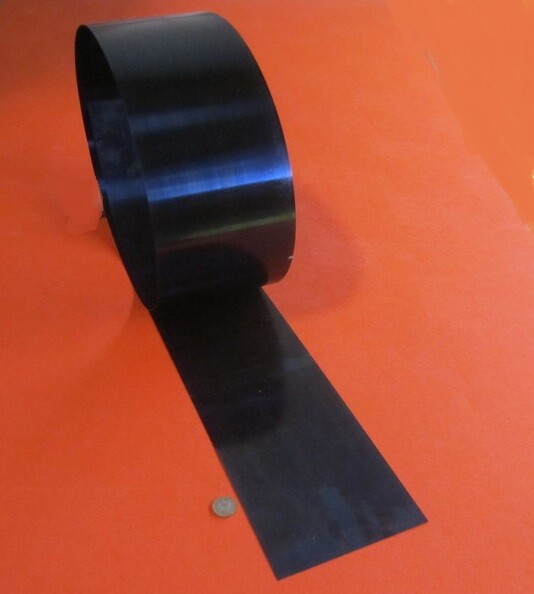 1095 Hard Blue Tempered Spring Steel Shim .020″ Thick x 6.00″ Wide x 100″ Long