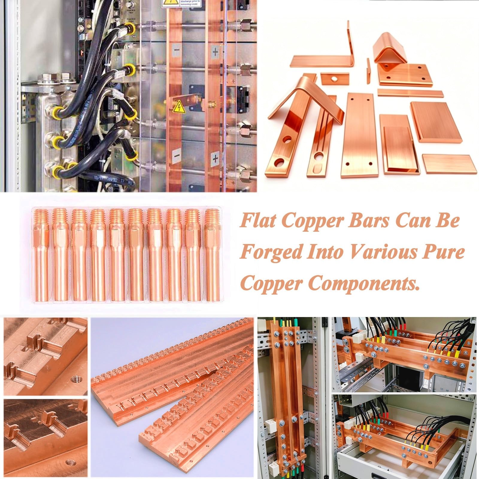1 PCS Copper Flat Bar 1/4x2x6 Inch 99.98% Copper Bus Bar Stock DIY Supply