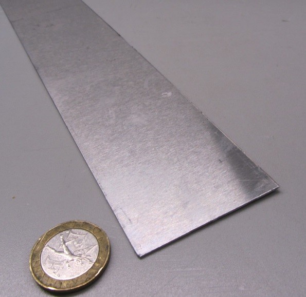 6061 T6 Aluminum Bar .050″ Thick x 2.0″ Wide x 48″ Length, 2 Pieces