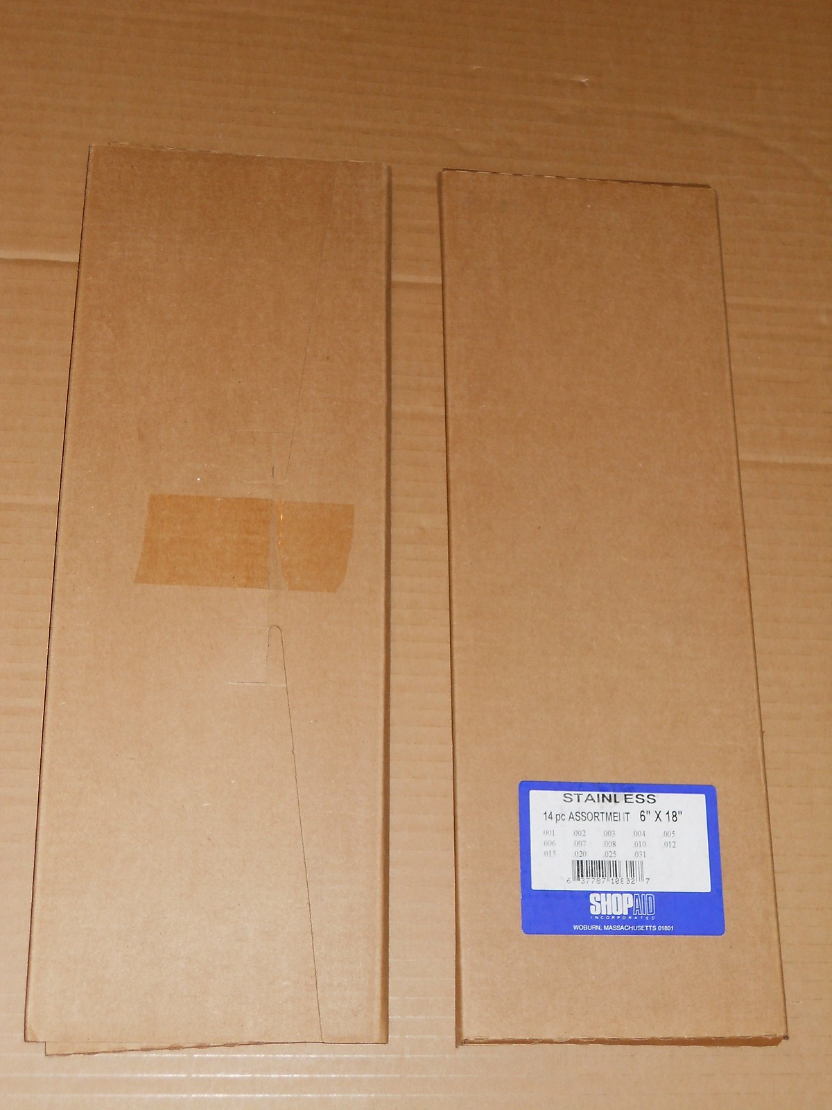 ShopAid 14 pc Stainless Steel Shim Stock Assortment 6″ x 18″ .001″ – .031″ NEW