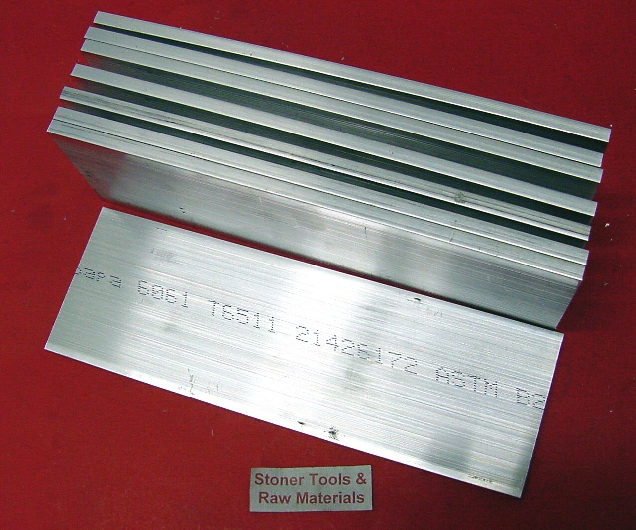 24 Pieces 1/8″ X 1″ ALUMINUM FLAT BAR 1.5″ long 6061 T6511 Mill Stock Cut New