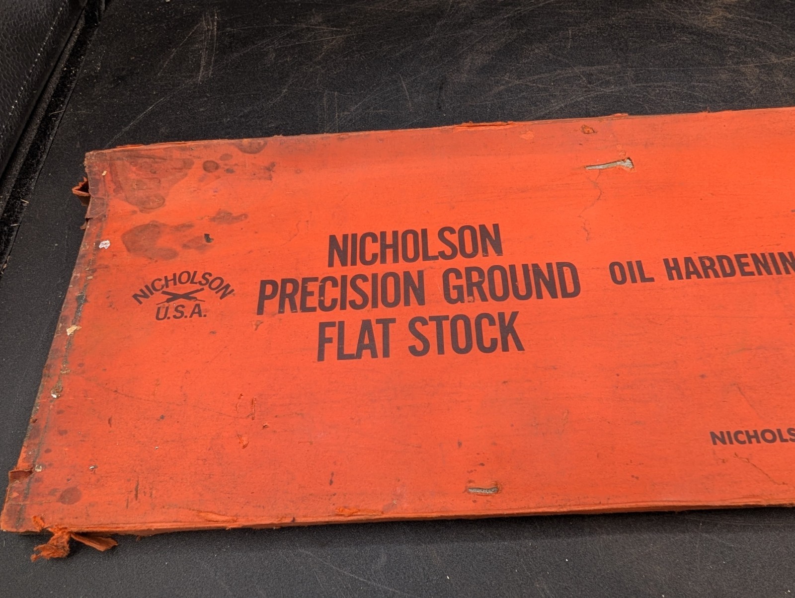 NOS Nicholson Oil Hardening Precision Ground Flat Stock 5/16″ X 6″ X 18″ Type O1