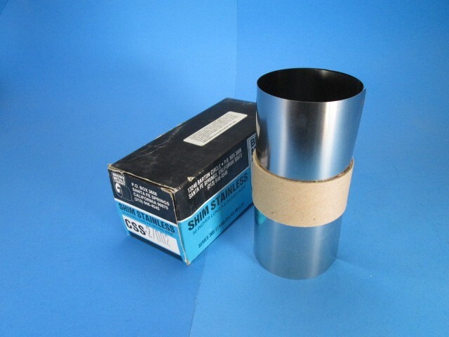 BROWN METALS Stainless Steel Shim CSS-2 .002 Thick 6″ Partial Roll Free Shipping