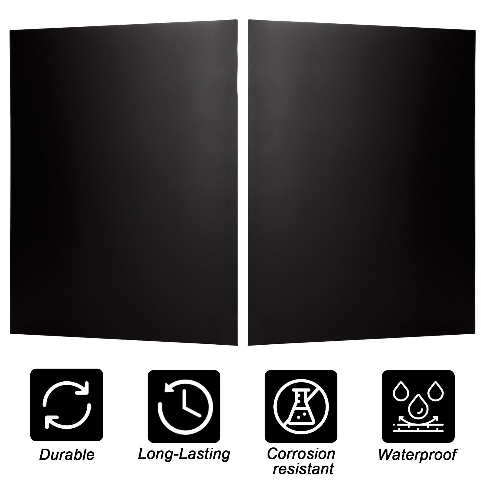 3 PCS Black 5052 Anodized Aluminum Sheet 12x12x1/32 0.04 Inch 1mm Engraving