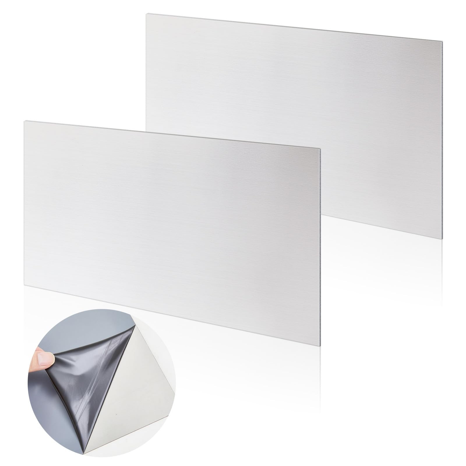 MorningRo 2 Pack 24×12 Inch 24GA Stainless Steel Sheet