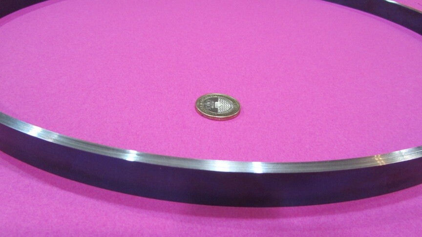 1095 Hard Blue Tempered Spring Steel Shim .008″ Thick x 0.750″ Wide x 1200″ Long
