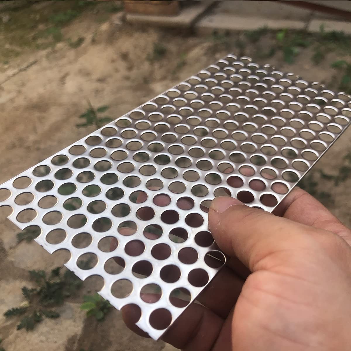 Stainless Steel Perforated Metal Sheet 7.8″x3.9″