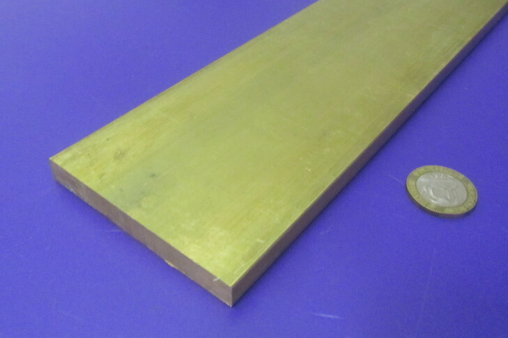 385 Brass Flat Bar 3/8″ Thick x 2.00″ Wide x 4 Foot Length