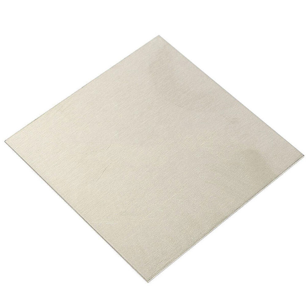 2pc 1mmx100mmx100mm High Purity 99.96% Nickel Ni Sheet Plate For Electroplating