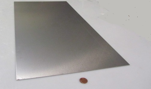 410 Stainless Steel Sheet, .040″ Thick x 12″ Wide x 24″ Length, 1 Unit
