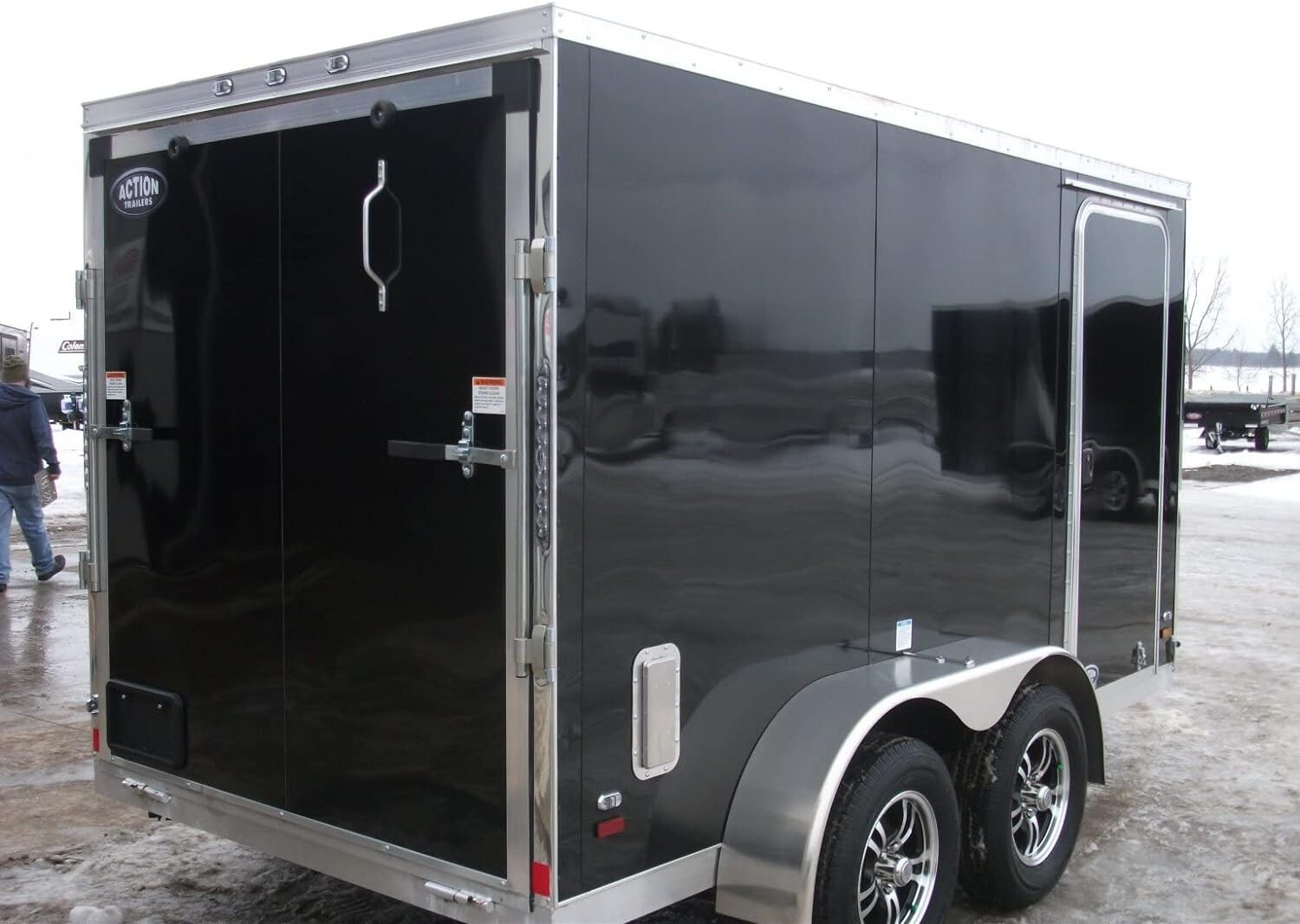Black Trailer Skin Panel, .032 x 49″ x 96″ – 1 PC
