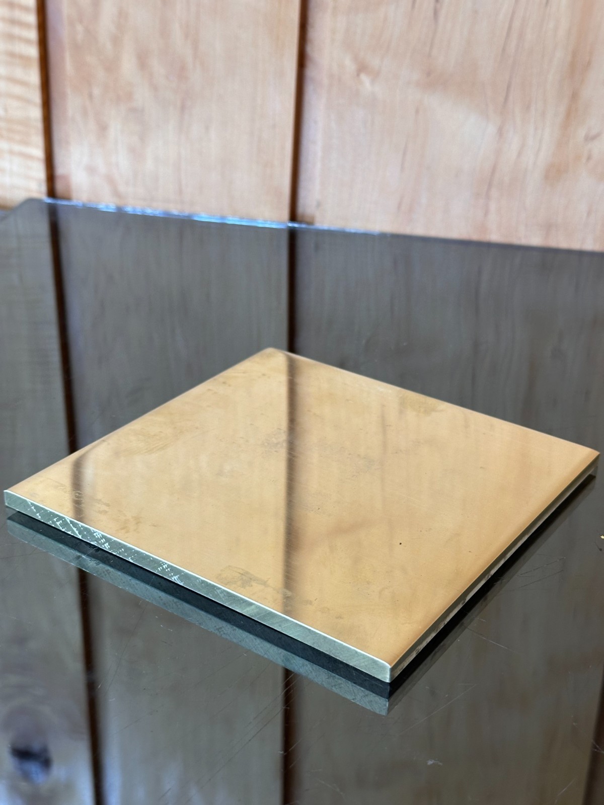 1/4″ BRASS SHEET PLATE NEW 6″X6″ .25″ Thick *CUSTOM SIZES AVAILABLE*
