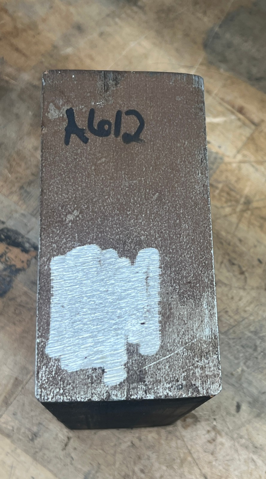 A612 Carbon steel flat bar stock 9″ x 3″ x 5 7/8″ – 45 lbs